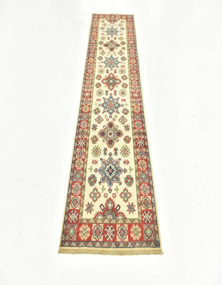 Detail image of 2' 8 x 9' 9  Hand Knotted Kazak Runner Rug