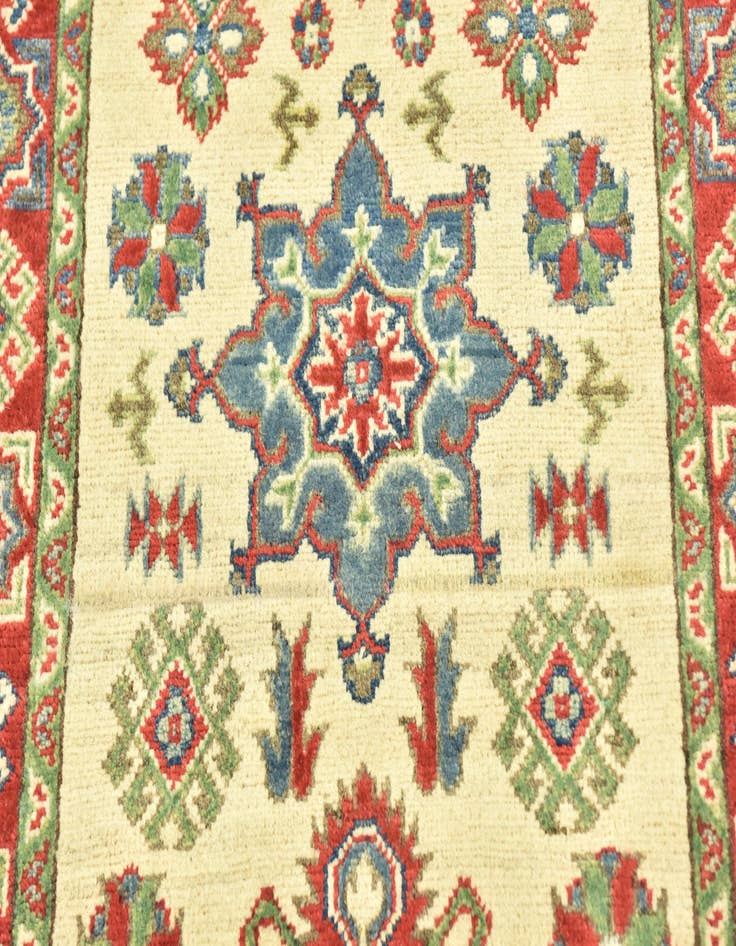 Detail image of 2' 8 x 9' 9  Hand Knotted Kazak Runner Rug