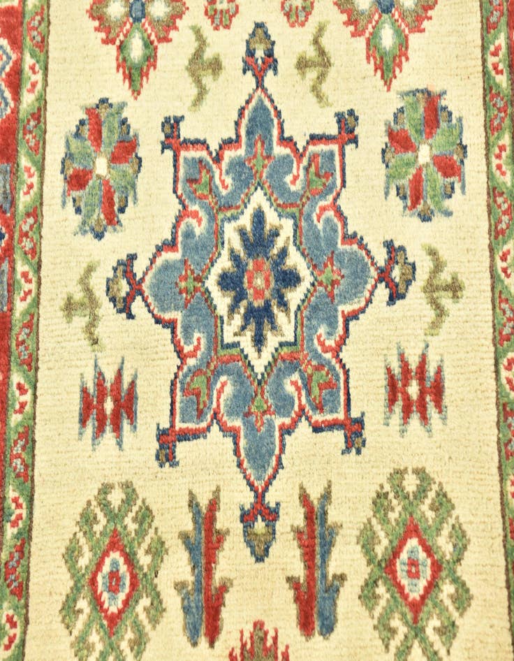 Detail image of 2' 8 x 9' 9  Hand Knotted Kazak Runner Rug