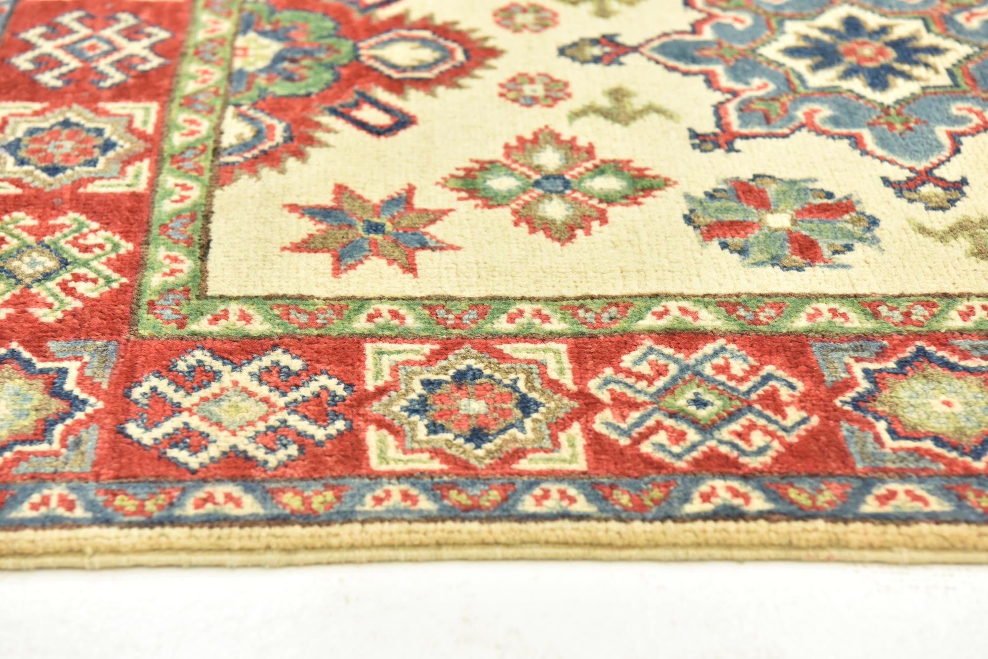 2' 8 x 9' 9 Hand Knotted Kazak Runner Rug