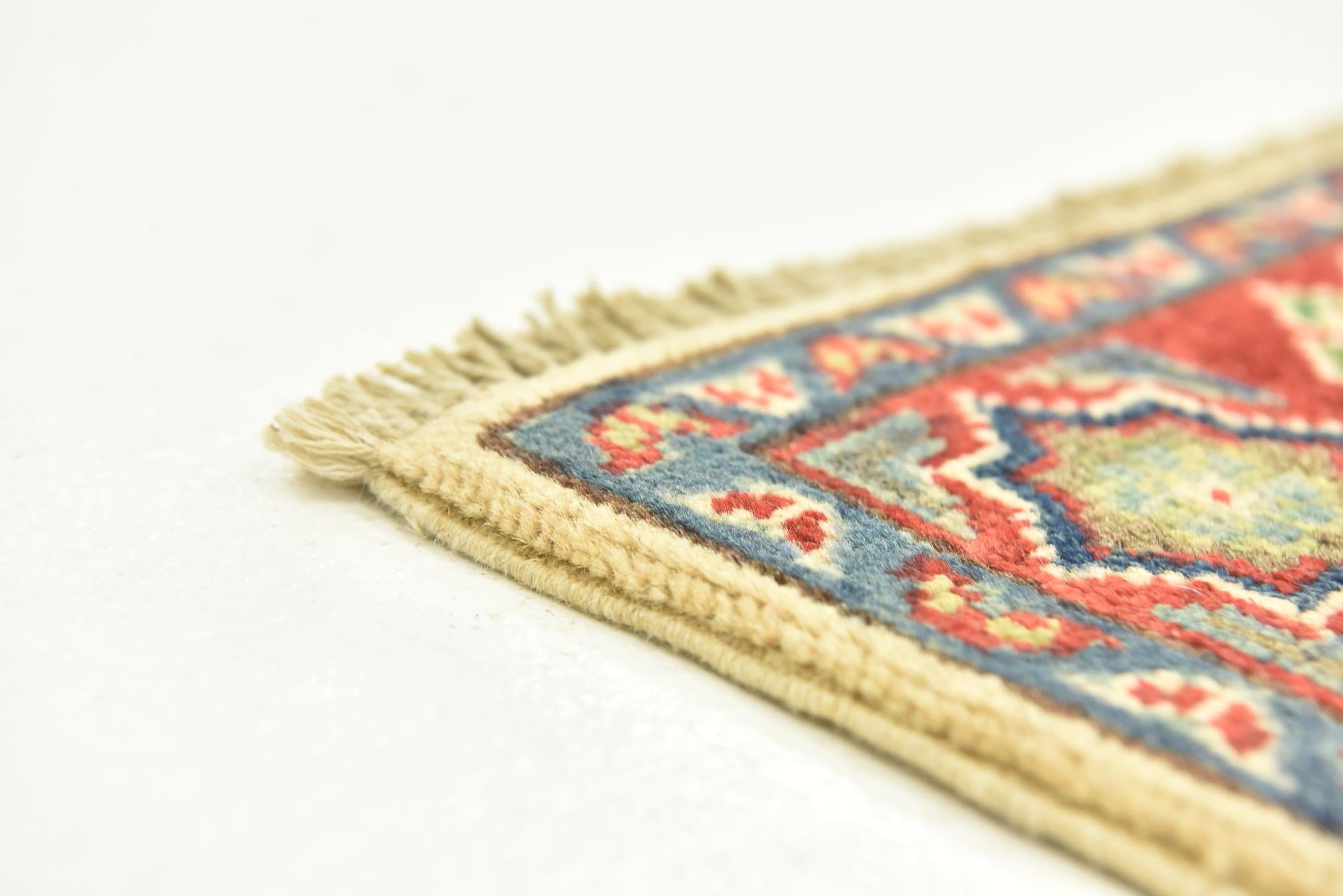 2' 8 x 9' 9 Hand Knotted Kazak Runner Rug