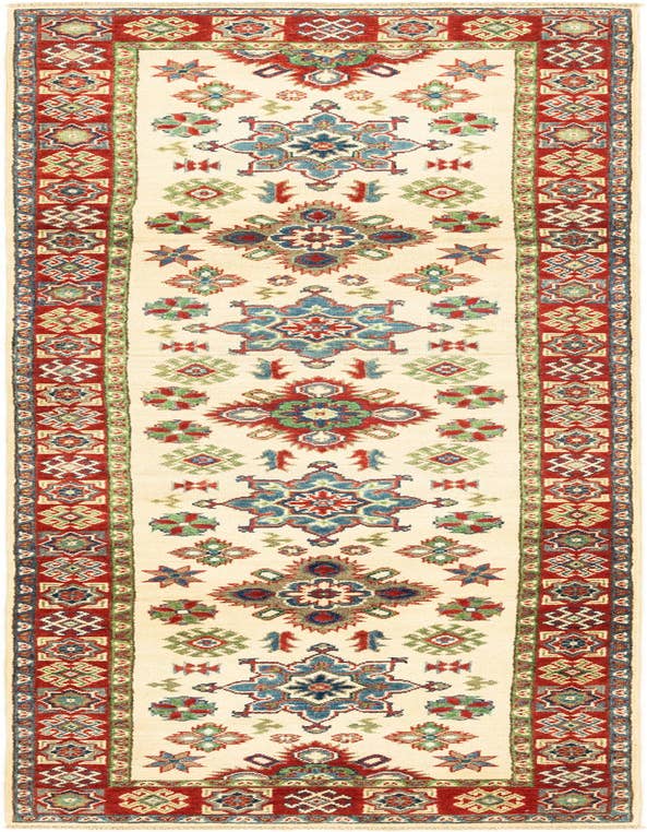 Detail image of 2' 8 x 9' 9 Hand Knotted Kazak Runner Rug