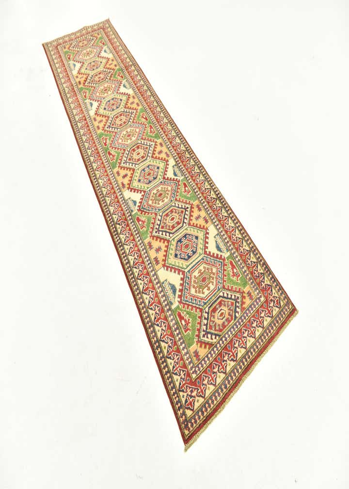 2' 9 x 10' Hand Knotted Kazak Runner Rug