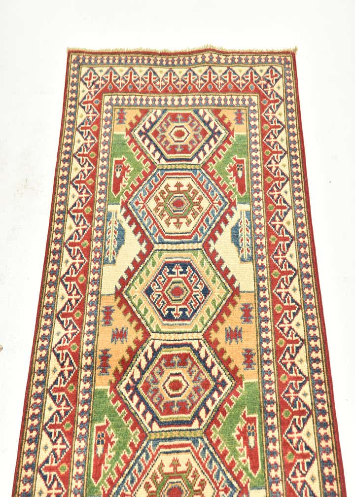 2' 9 x 10' Hand Knotted Kazak Runner Rug