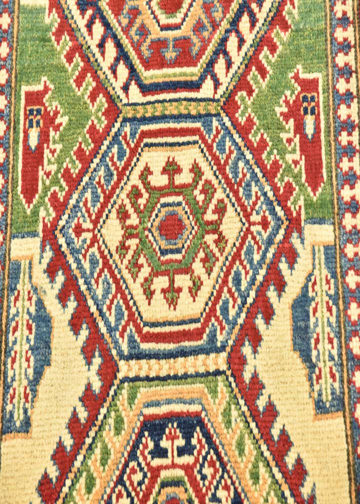 2' 9 x 10' Hand Knotted Kazak Runner Rug