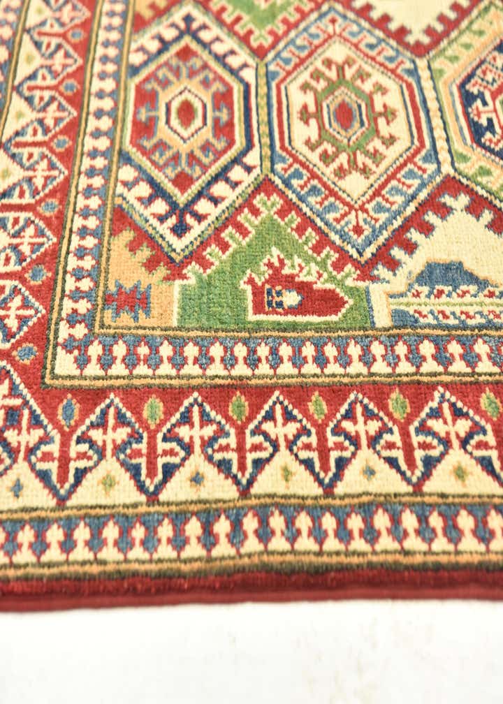 2' 9 x 10' Hand Knotted Kazak Runner Rug