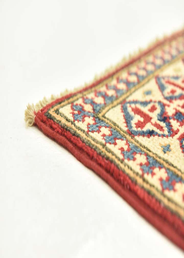 2' 9 x 10' Hand Knotted Kazak Runner Rug