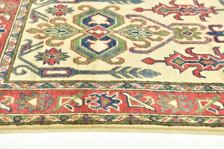 80cm x 295cm Hand Knotted Kazak Runner Rug