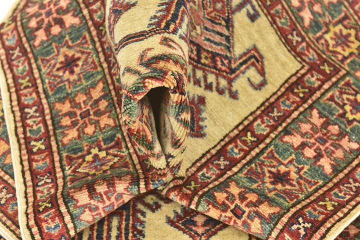 2' 8 x 9' 10 Hand Knotted Kazak Oriental Runner Rug