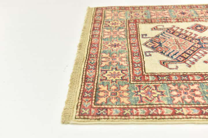 2' 8 x 9' 10 Hand Knotted Kazak Oriental Runner Rug