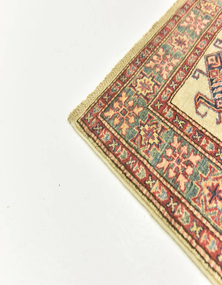 Detail image of 2' 8 x 9' 10  Hand Knotted Kazak Oriental Runner Rug