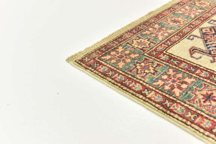 2' 8 x 9' 10 Hand Knotted Kazak Oriental Runner Rug