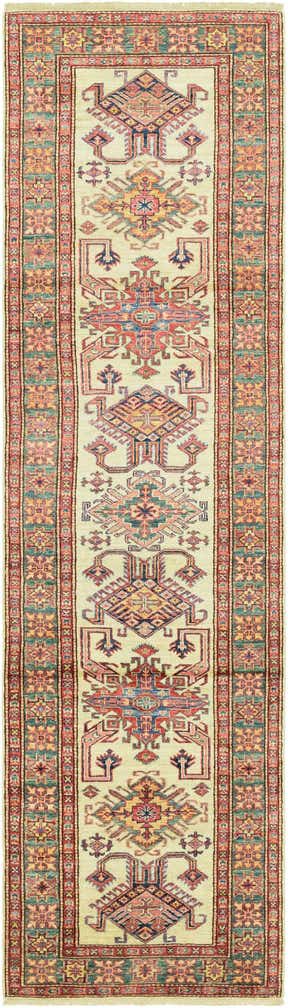 2' 8 x 9' 10 Hand Knotted Kazak Oriental Runner Rug