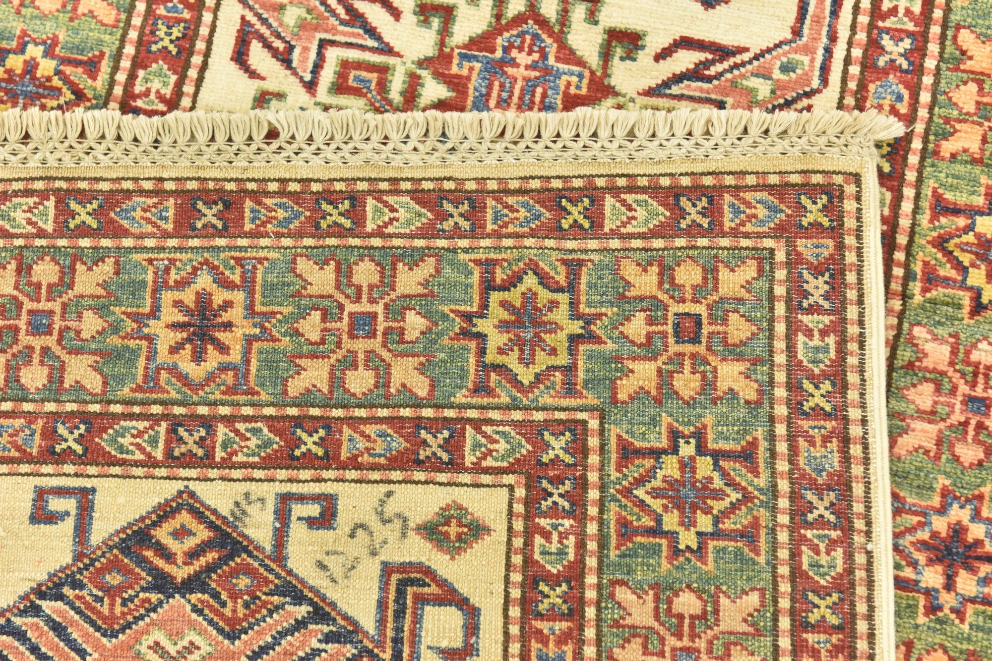 2' 7 x 9' 9 Hand Knotted Kazak Oriental Runner Rug