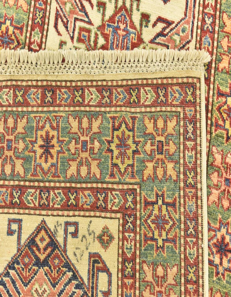 Detail image of 2' 7 x 9' 9  Hand Knotted Kazak Oriental Runner Rug