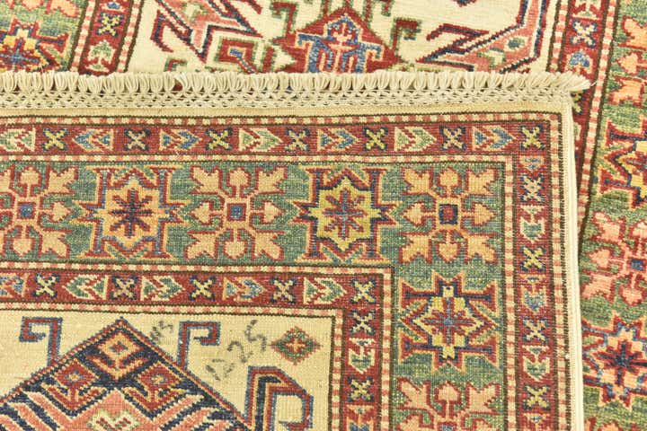 2' 7 x 9' 9 Hand Knotted Kazak Oriental Runner Rug