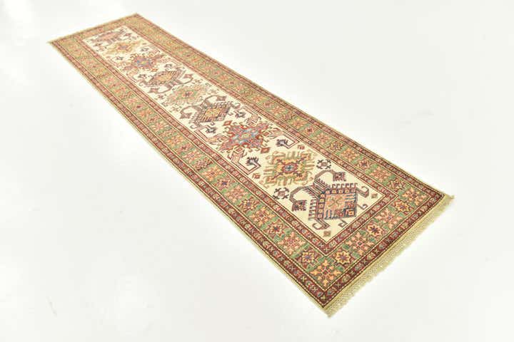 2' 7 x 9' 9 Hand Knotted Kazak Oriental Runner Rug