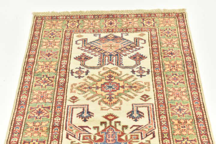 2' 7 x 9' 9 Hand Knotted Kazak Oriental Runner Rug