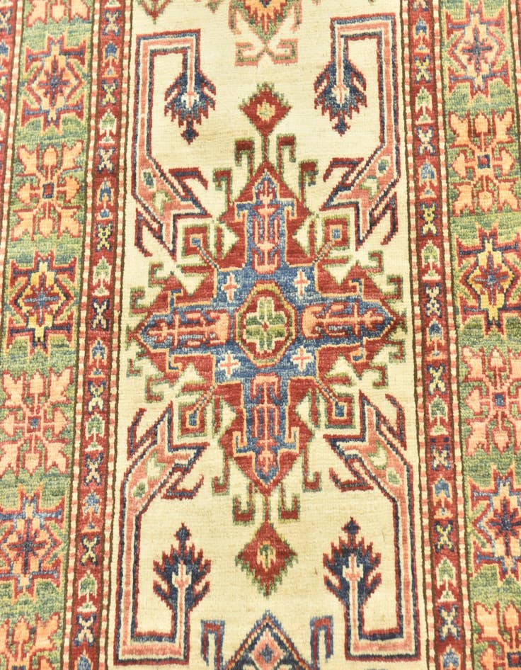 Detail image of 2' 7 x 9' 9  Hand Knotted Kazak Oriental Runner Rug