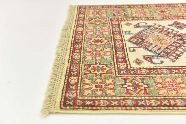 2' 7 x 9' 9 Hand Knotted Kazak Oriental Runner Rug