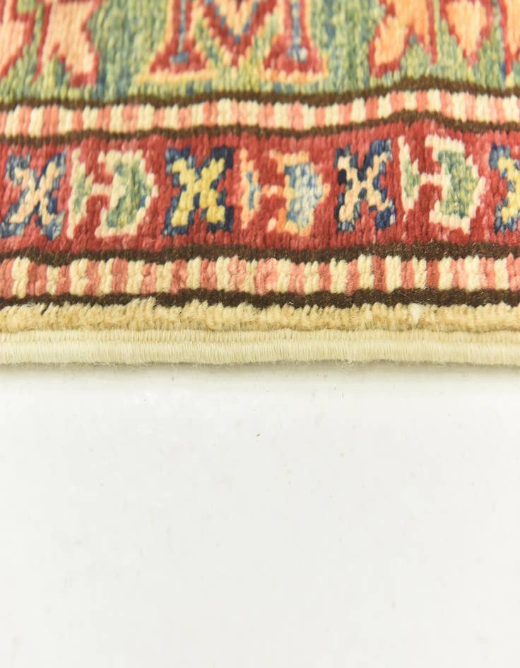 Detail image of 2' 7 x 9' 9  Hand Knotted Kazak Oriental Runner Rug