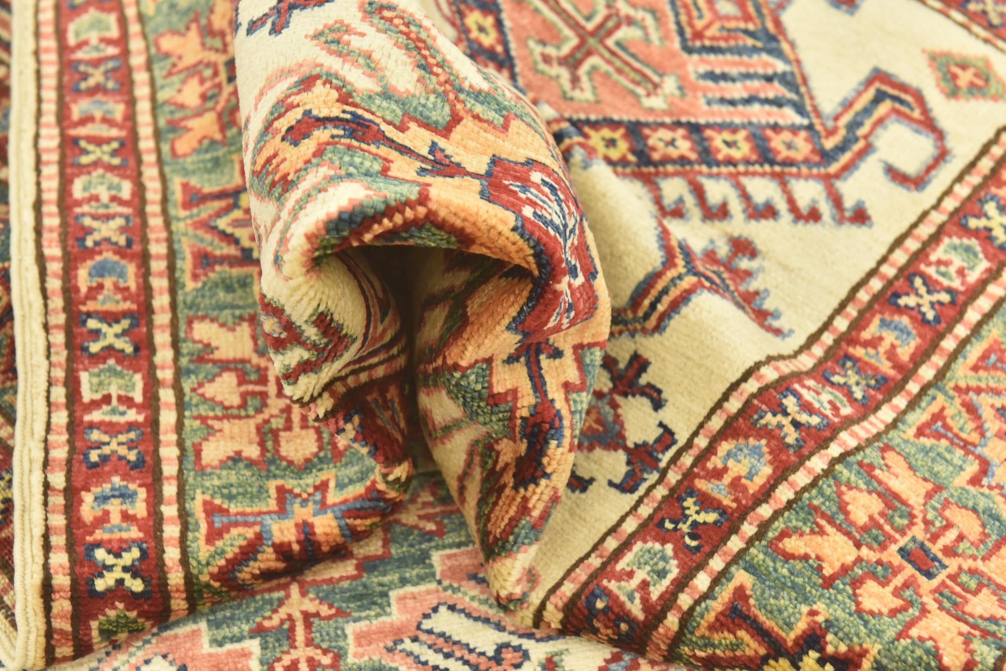 2' 7 x 9' 9 Hand Knotted Kazak Oriental Runner Rug