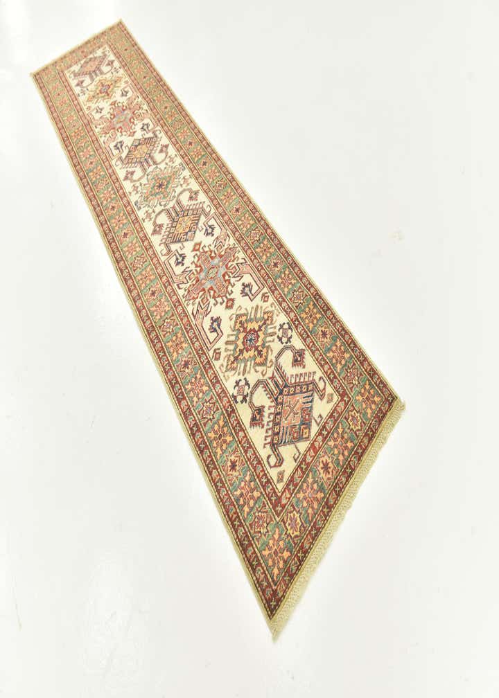2' 7 x 9' 9 Hand Knotted Kazak Oriental Runner Rug