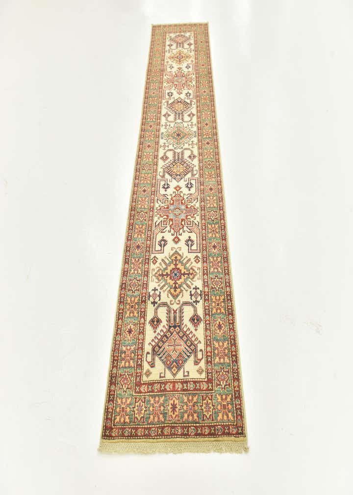 2' 7 x 9' 9 Hand Knotted Kazak Oriental Runner Rug