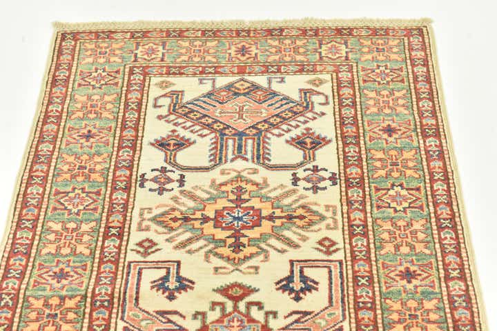 2' 7 x 9' 9 Hand Knotted Kazak Oriental Runner Rug