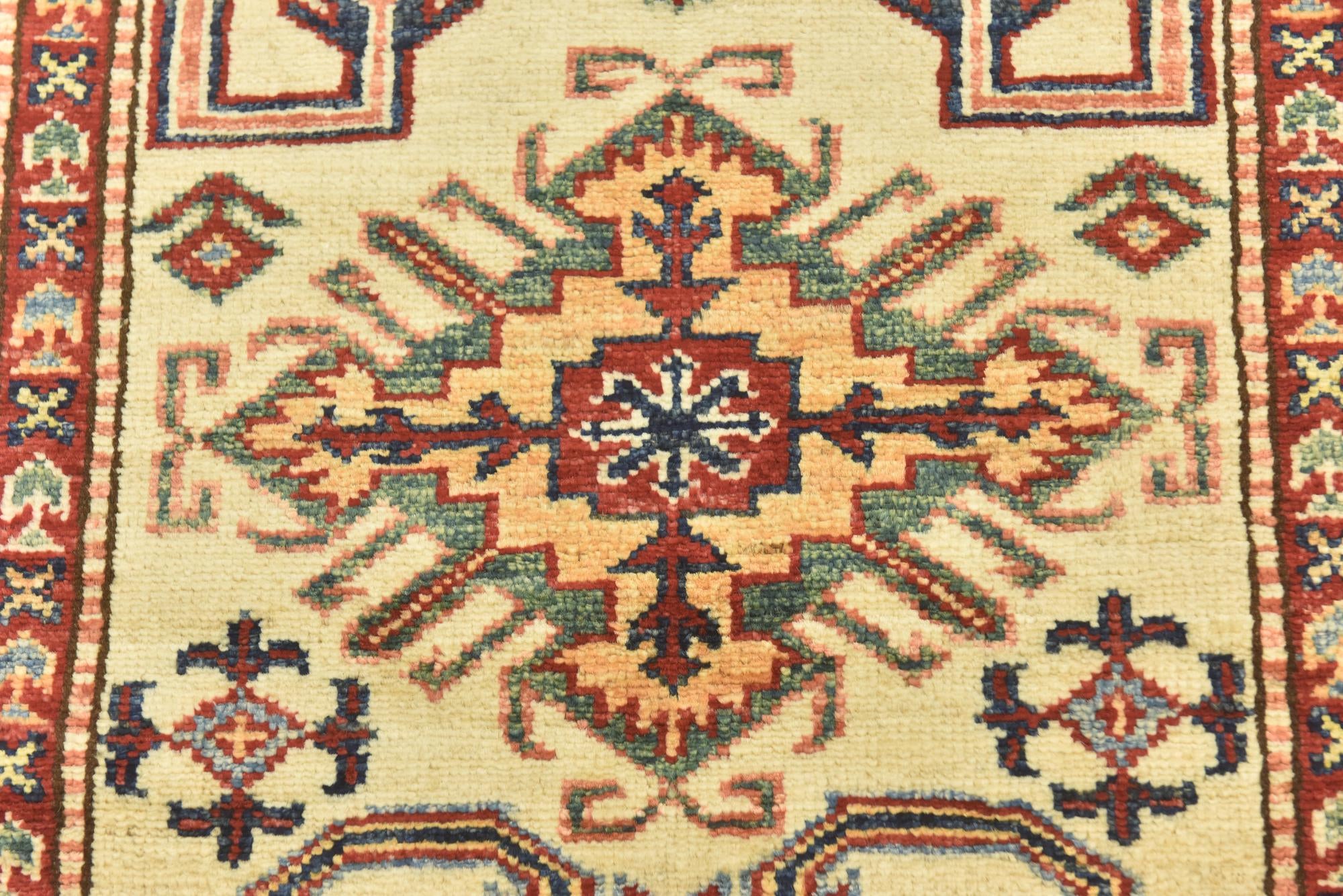 2' 7 x 9' 9 Hand Knotted Kazak Oriental Runner Rug