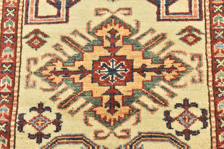 2' 7 x 9' 9 Hand Knotted Kazak Oriental Runner Rug