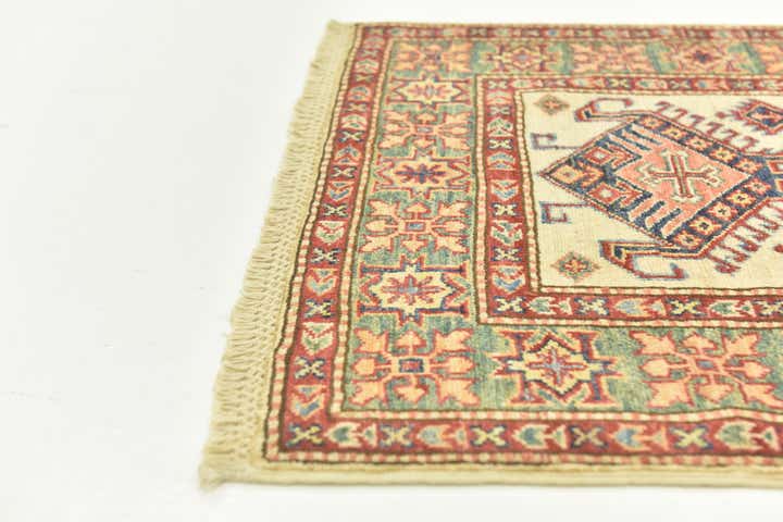 2' 7 x 9' 9 Hand Knotted Kazak Oriental Runner Rug