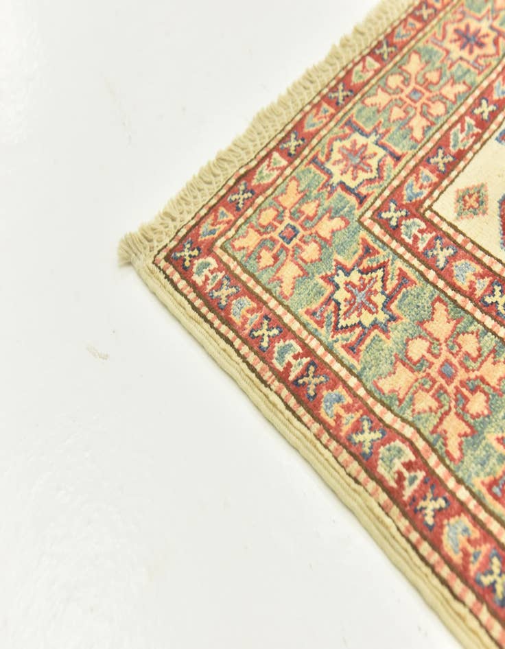 Detail image of 2' 7 x 9' 9  Hand Knotted Kazak Oriental Runner Rug