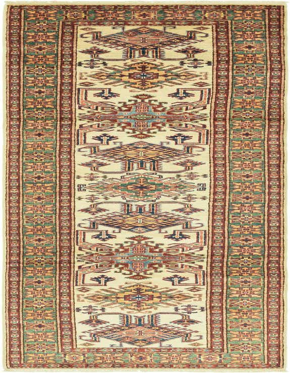 2' 7 x 9' 9 Hand Knotted Kazak Oriental Runner Rug