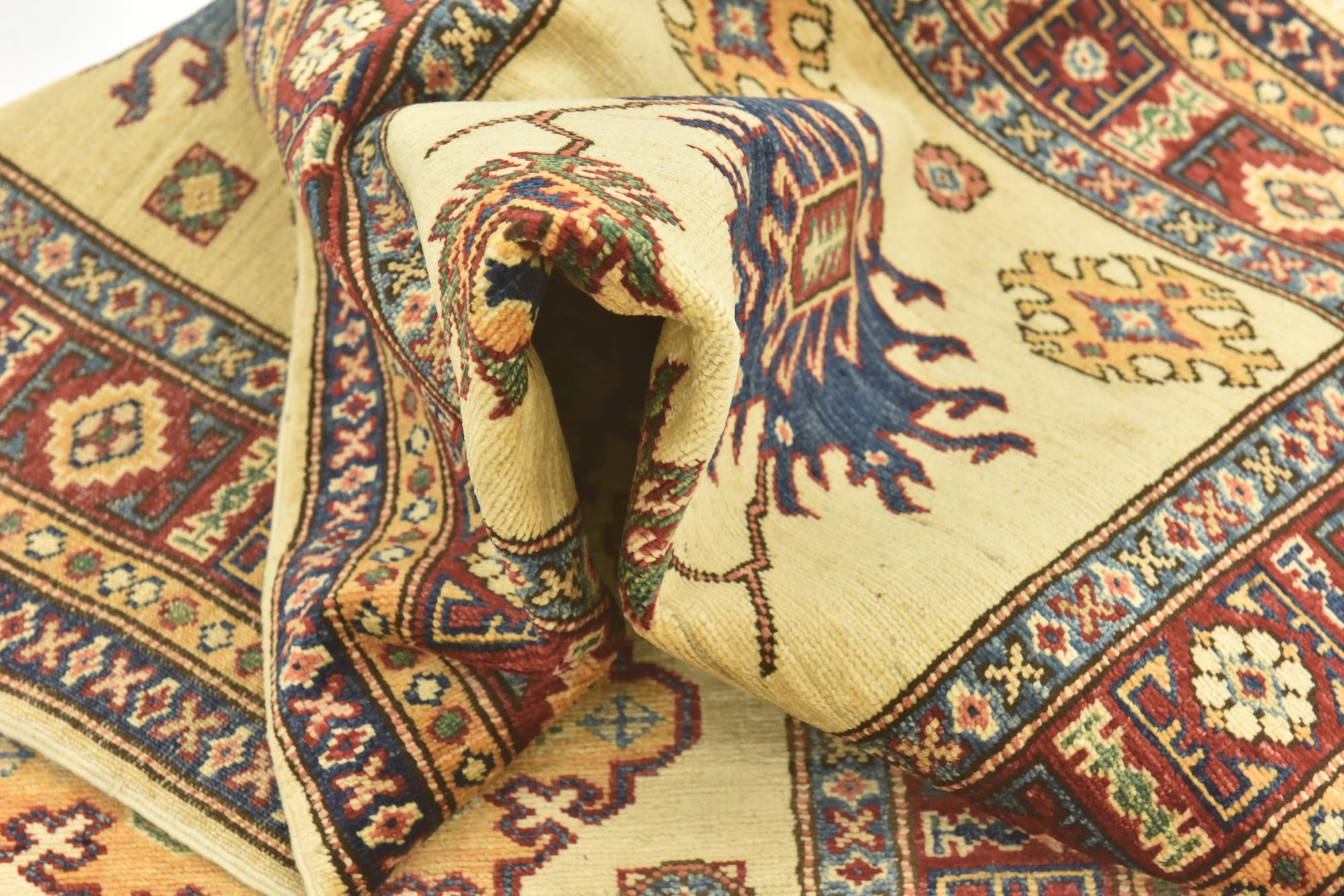 2' 8 x 9' 8 Hand Knotted Kazak Oriental Runner Rug