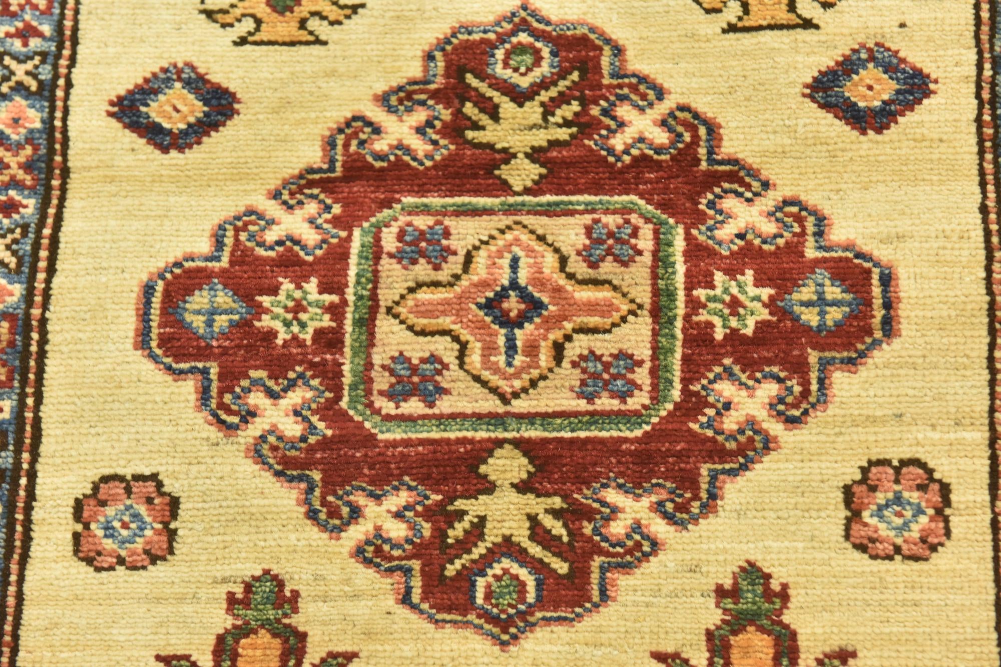 2' 8 x 9' 8 Hand Knotted Kazak Oriental Runner Rug