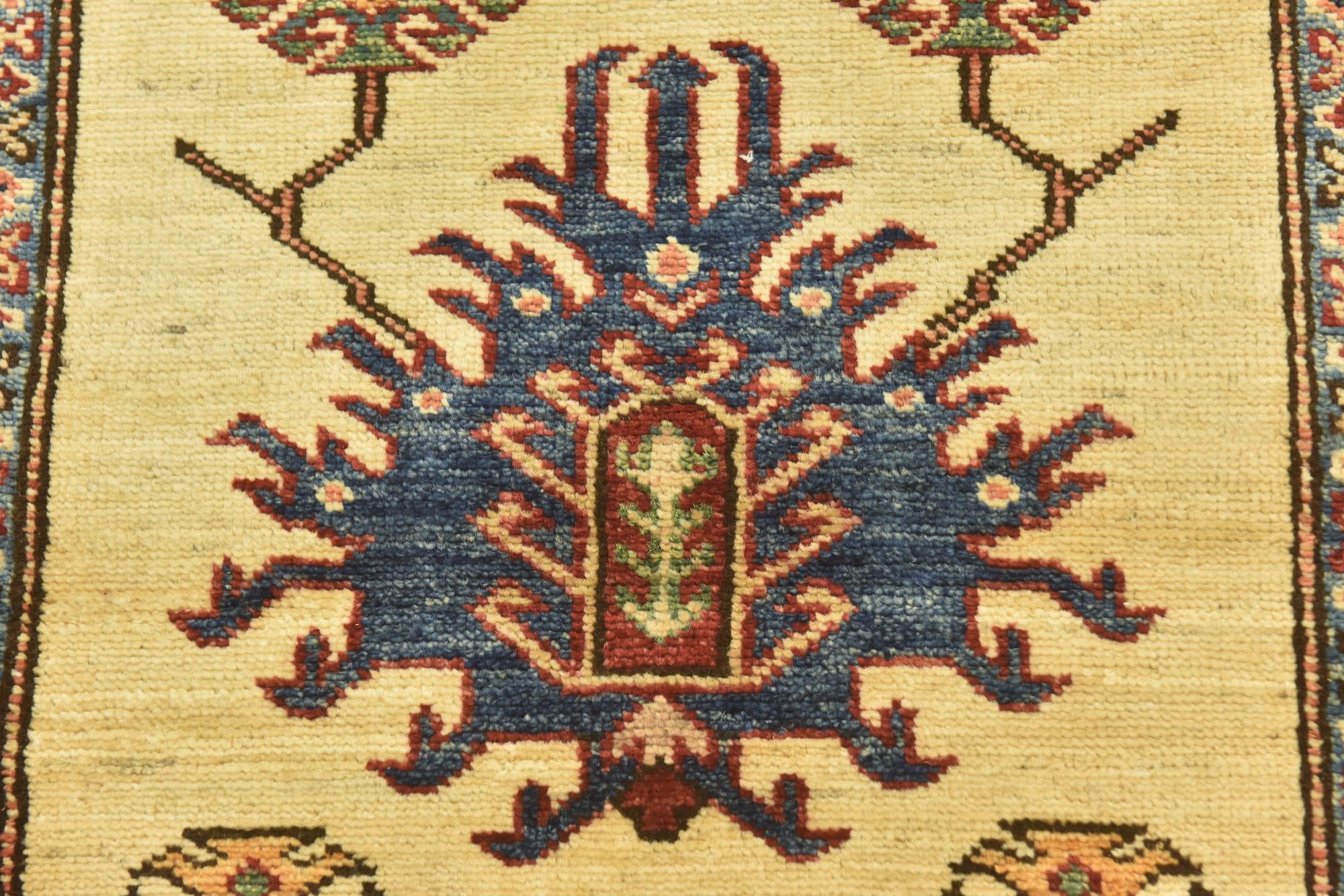 2' 8 x 9' 8 Hand Knotted Kazak Oriental Runner Rug
