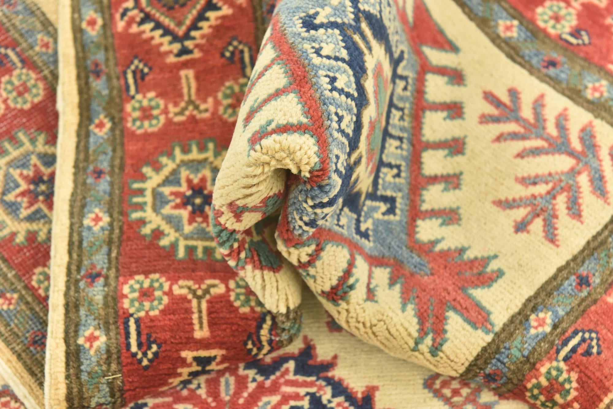 2' 9 x 9' 9 Hand Knotted Kazak Runner Rug