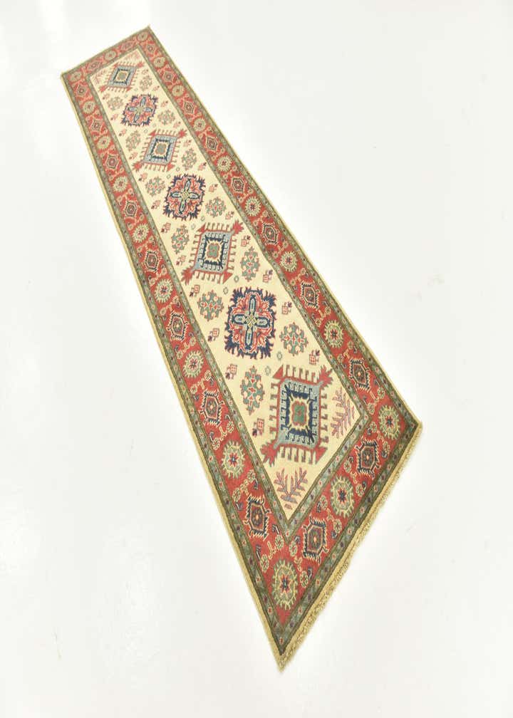 2' 9 x 9' 9 Hand Knotted Kazak Runner Rug