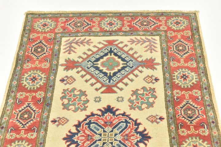 2' 9 x 9' 9 Hand Knotted Kazak Runner Rug