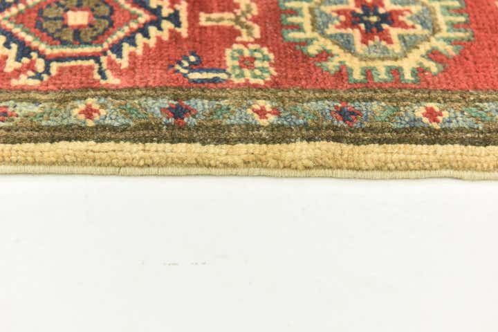 2' 9 x 9' 9 Hand Knotted Kazak Runner Rug