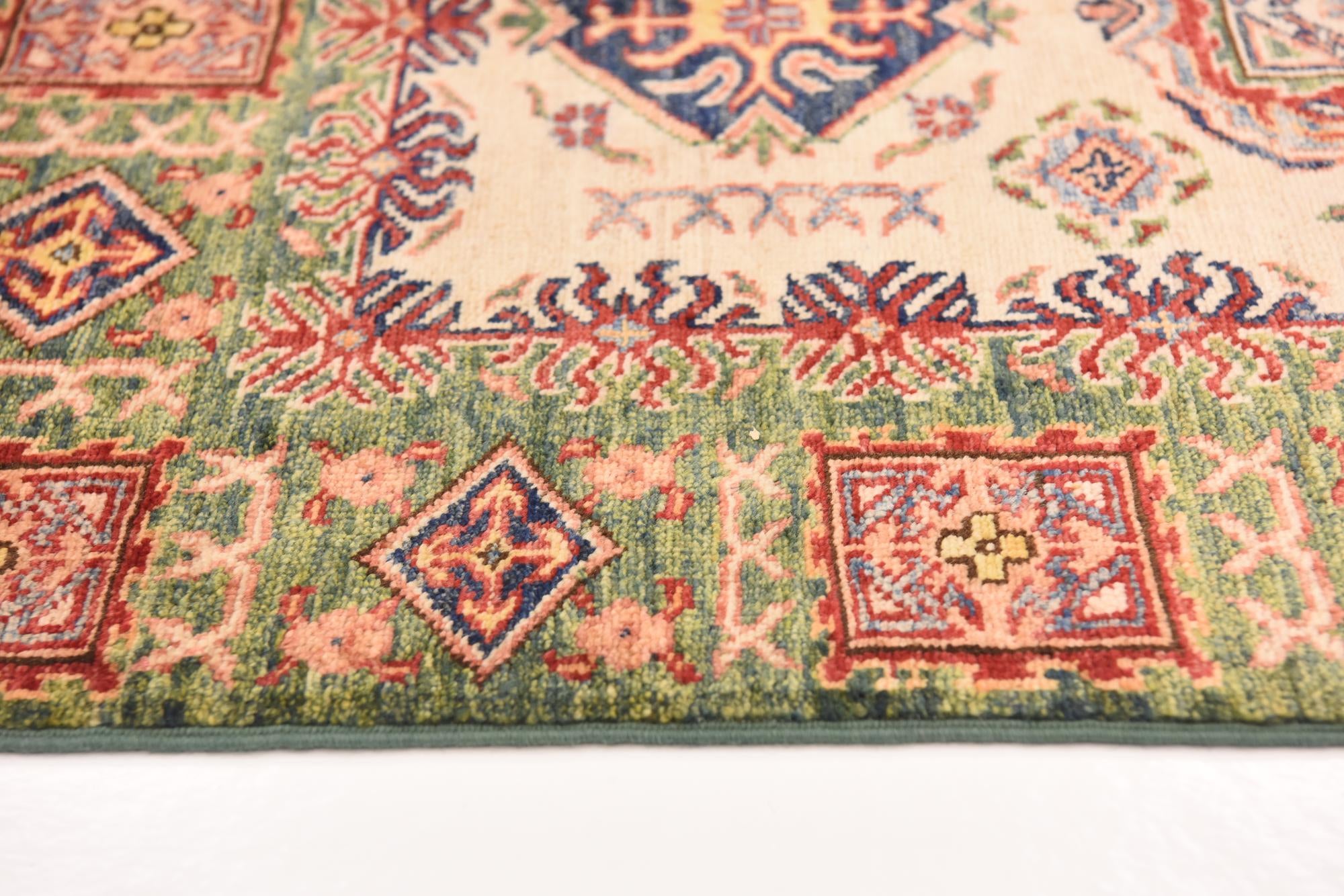 2' 8 x 9' 8 Hand Knotted Kazak Oriental Runner Rug