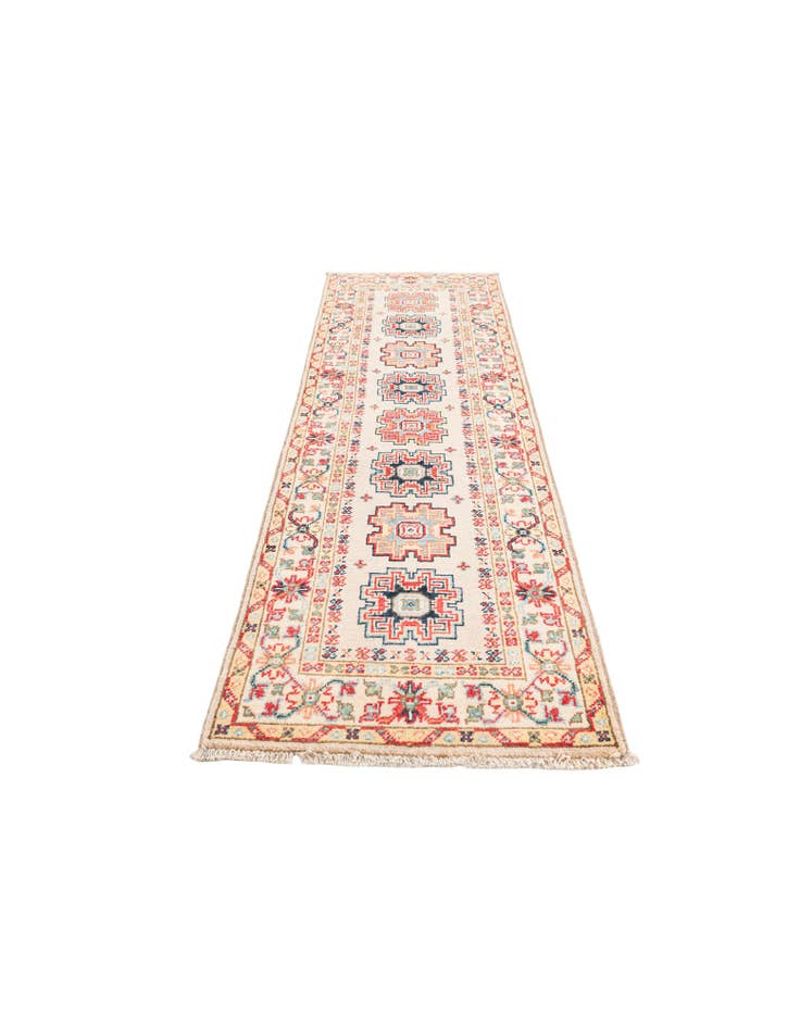 Detail image of 2' x 6' 2 Hand Knotted Kazak Runner Rug