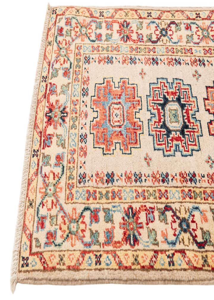 2' x 6' 2 Hand Knotted Kazak Runner Rug