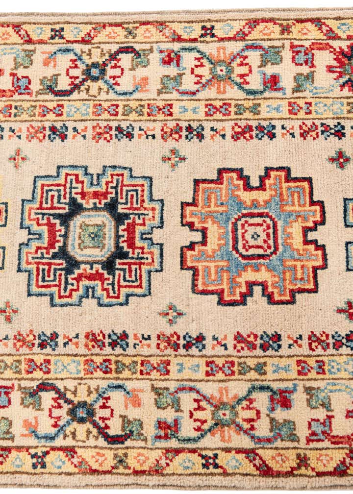 2' x 6' 2 Hand Knotted Kazak Runner Rug