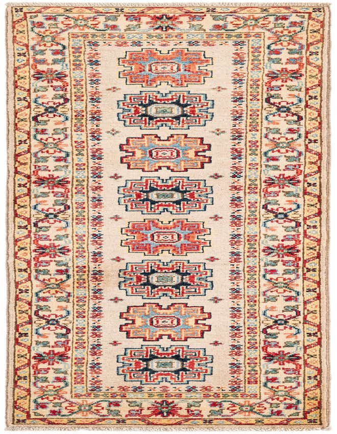 2' x 6' 2 Hand Knotted Kazak Runner Rug