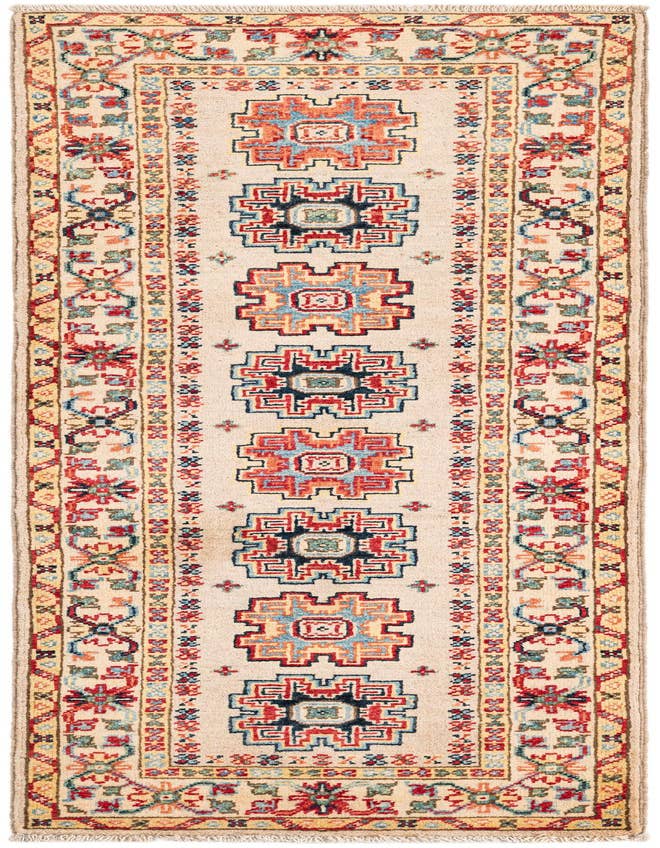 Detail image of 2' x 6' 2 Hand Knotted Kazak Runner Rug