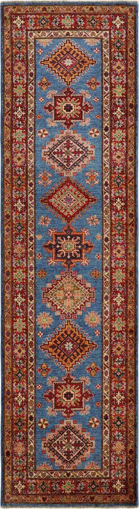 2' 8 x 9' 9 Hand Knotted Kazak Runner Rug