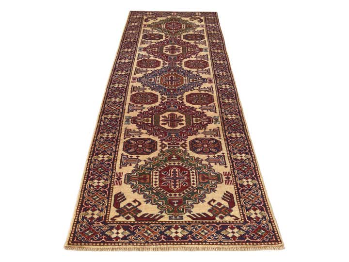 2' 6 x 8' 10 Hand Knotted Kazak Runner Rug