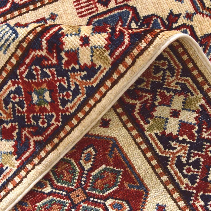 Detail image of 2' 6 x 8' 10 Hand Knotted Kazak Runner Rug